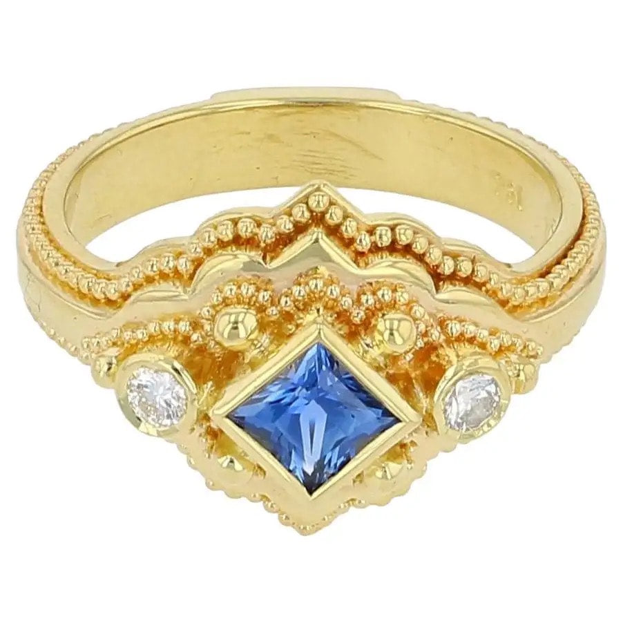 Blue Sapphire Cocktail Ring