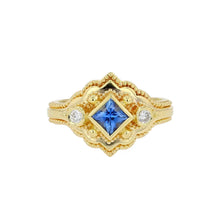 Blue Sapphire Cocktail Ring
