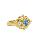 Blue Sapphire Cocktail Ring