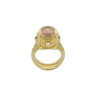 Morganite and Diamond Cocktail Ring