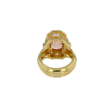 Morganite and Diamond Cocktail Ring