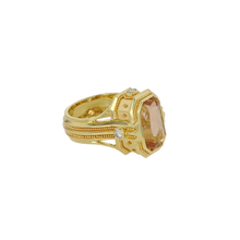 Morganite and Diamond Cocktail Ring