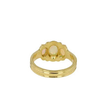 Opal Three-Stone Ring