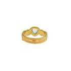 Trillion Aquamarine Solitaire Ring