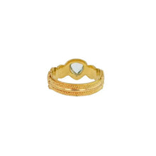 Trillion Aquamarine Solitaire Ring